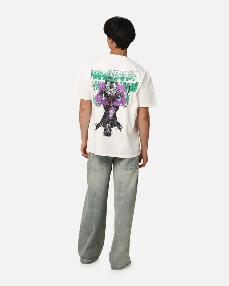73Studio X Dc Batman The Joker Rings Heavyweight T-Shirt Off White 4
