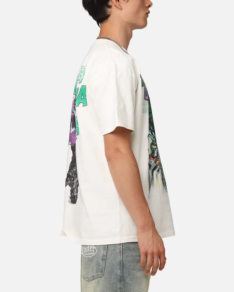73Studio X Dc Batman The Joker Rings Heavyweight T-Shirt Off White 5