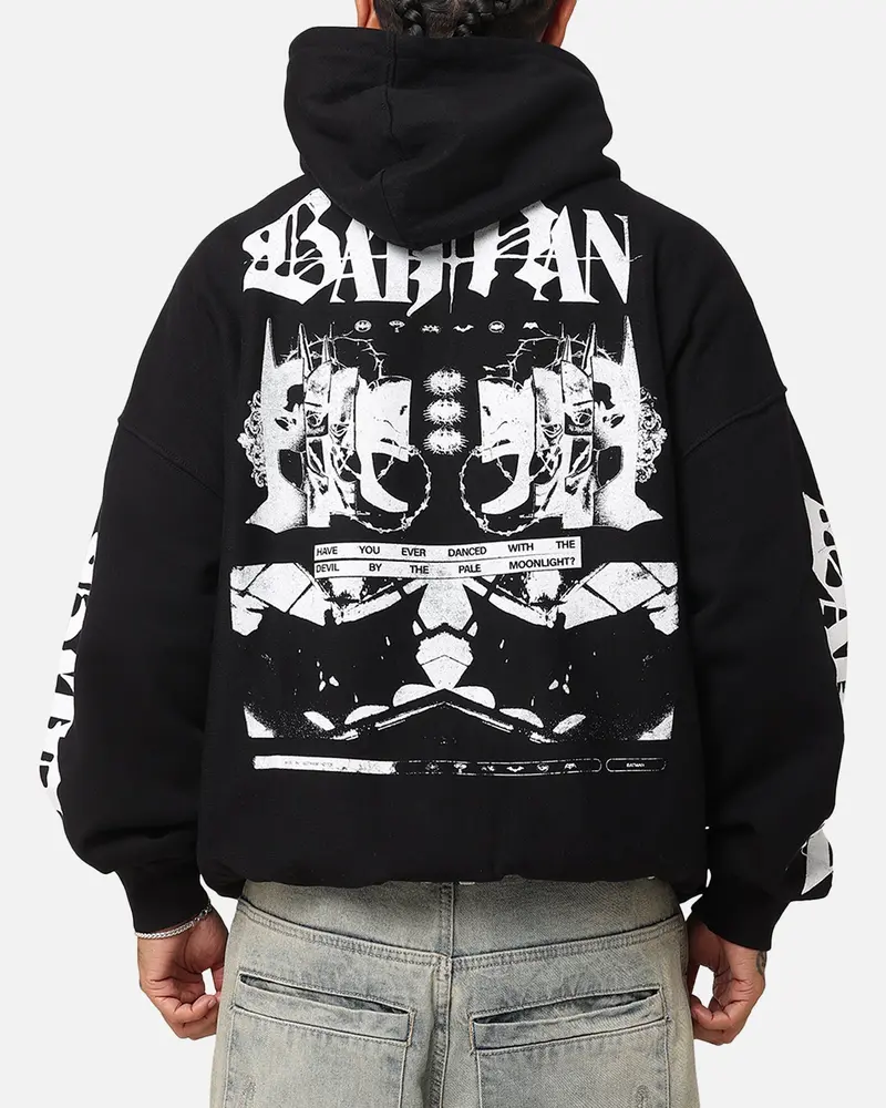 73Studio X Dc Batman With The Devil Premium Hoodie Black 1