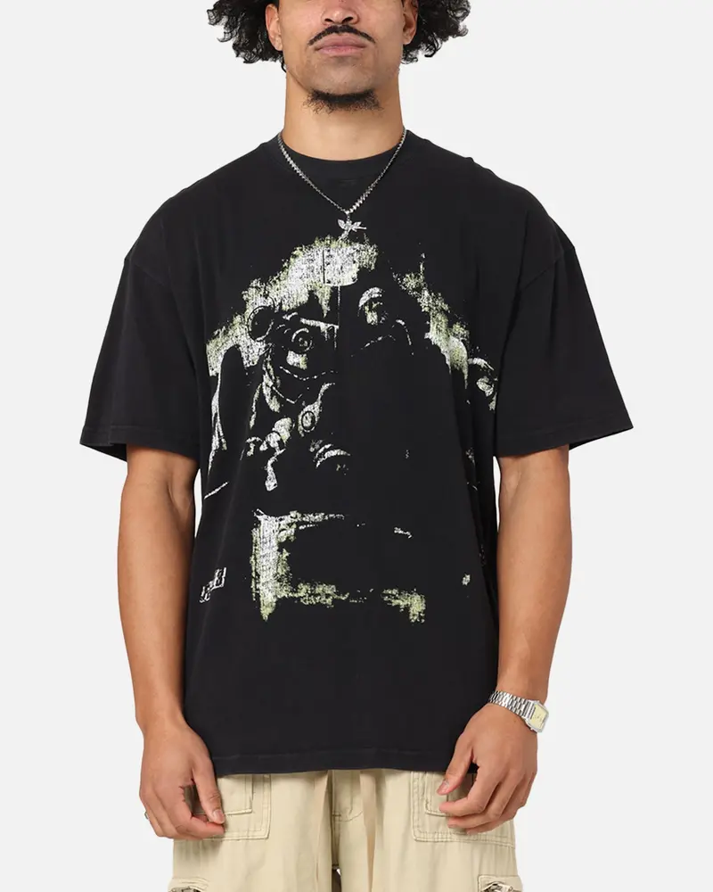73Studio X Fallout '08 Fallout 3 Vintage T-Shirt Black Acidwash 1