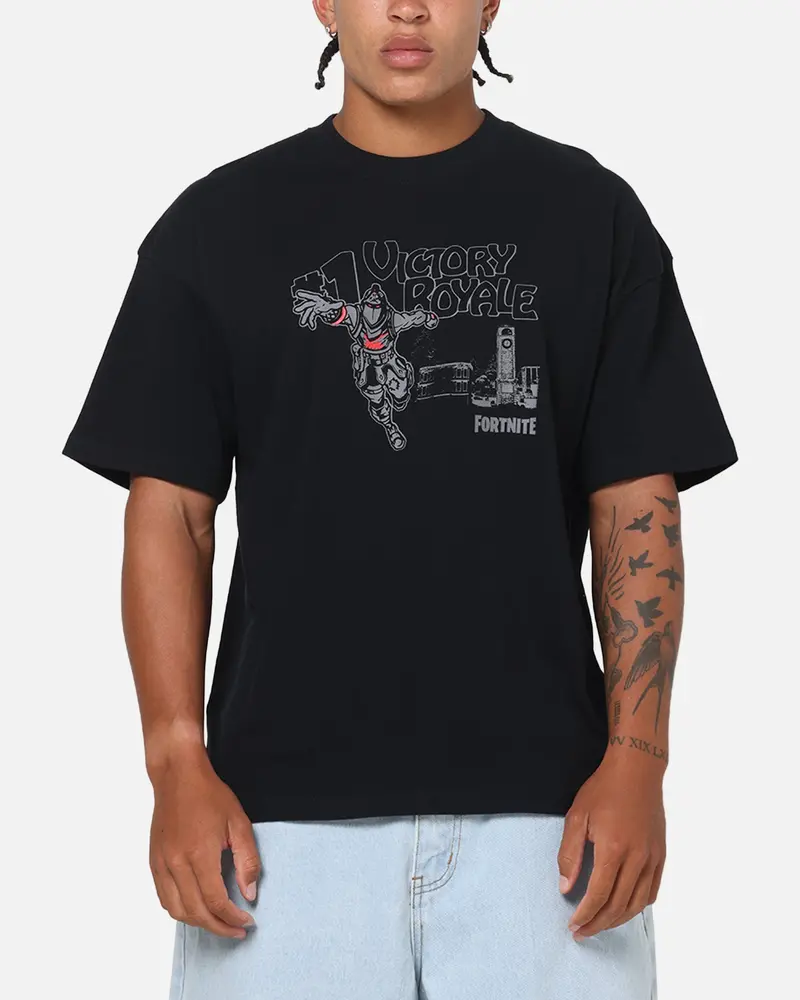 73Studio X Fortnite Victory Royale T-Shirt Black 1