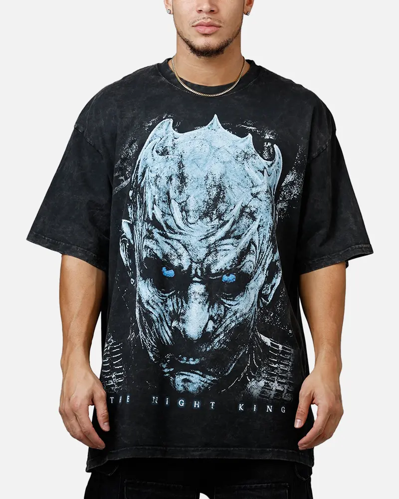 73Studio X Game Of Thrones Night Kings Vintage T-Shirt Black Acidwash 1