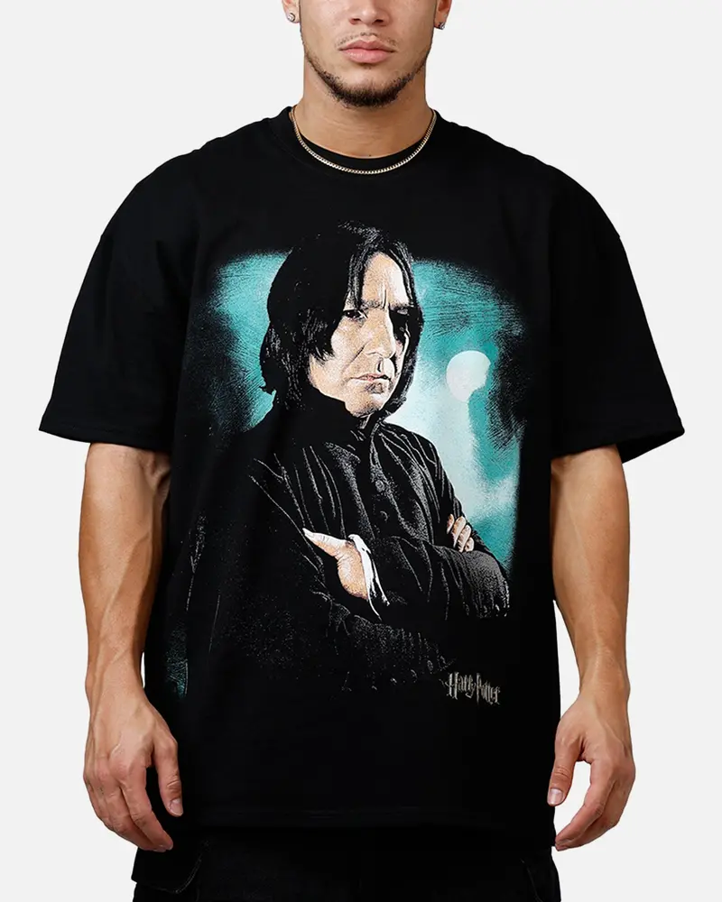 73Studio X Harry Potter Snape Poster Heavyweight T-Shirt Black 1