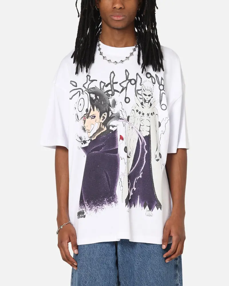 73Studio X Naruto Shippuden Obito Vintage T-Shirt White 1