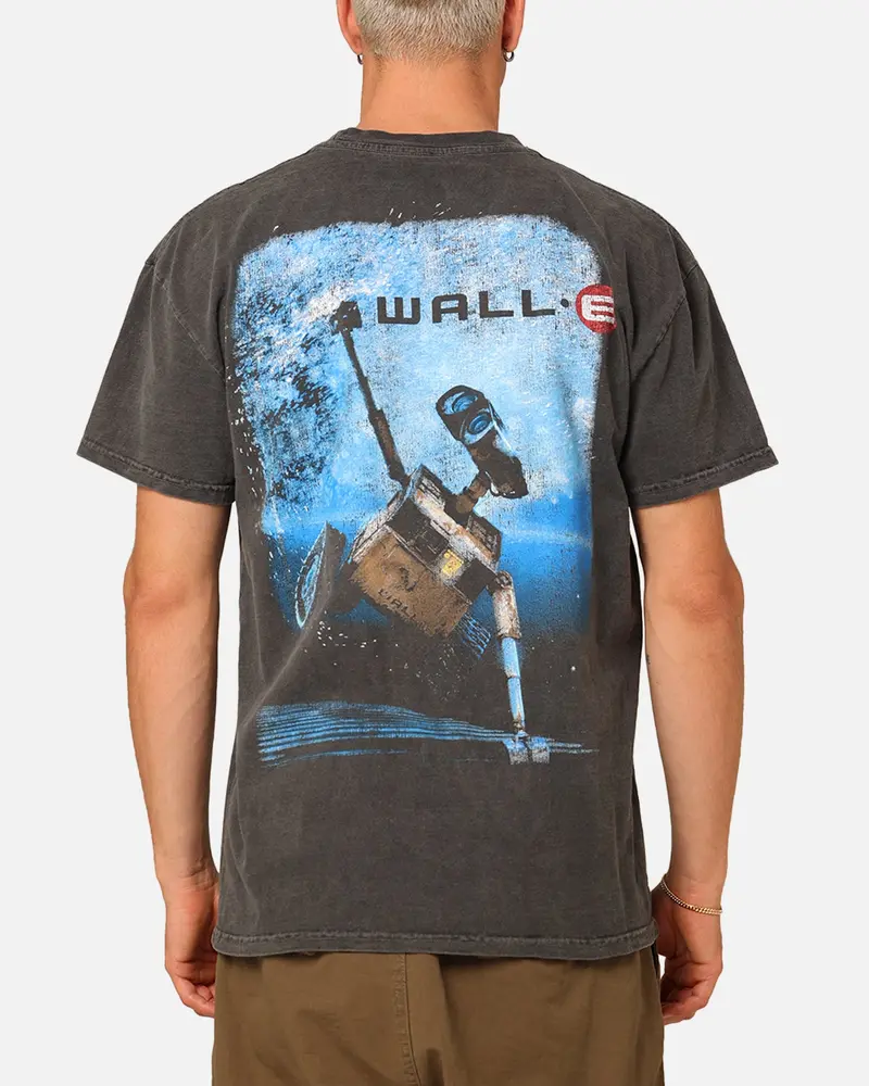73Studio X Pixar Wall.E Heavyweight T-Shirt Black Wash 1