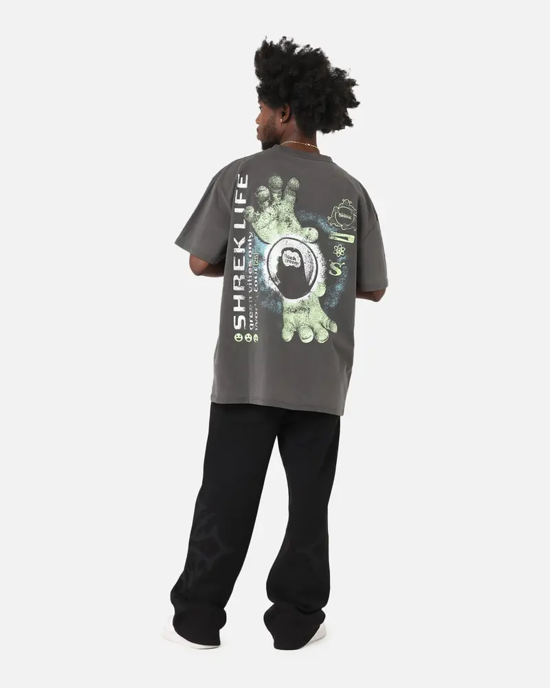 73Studio X Shrek Rave Heavy T-Shirt Black Wash 4
