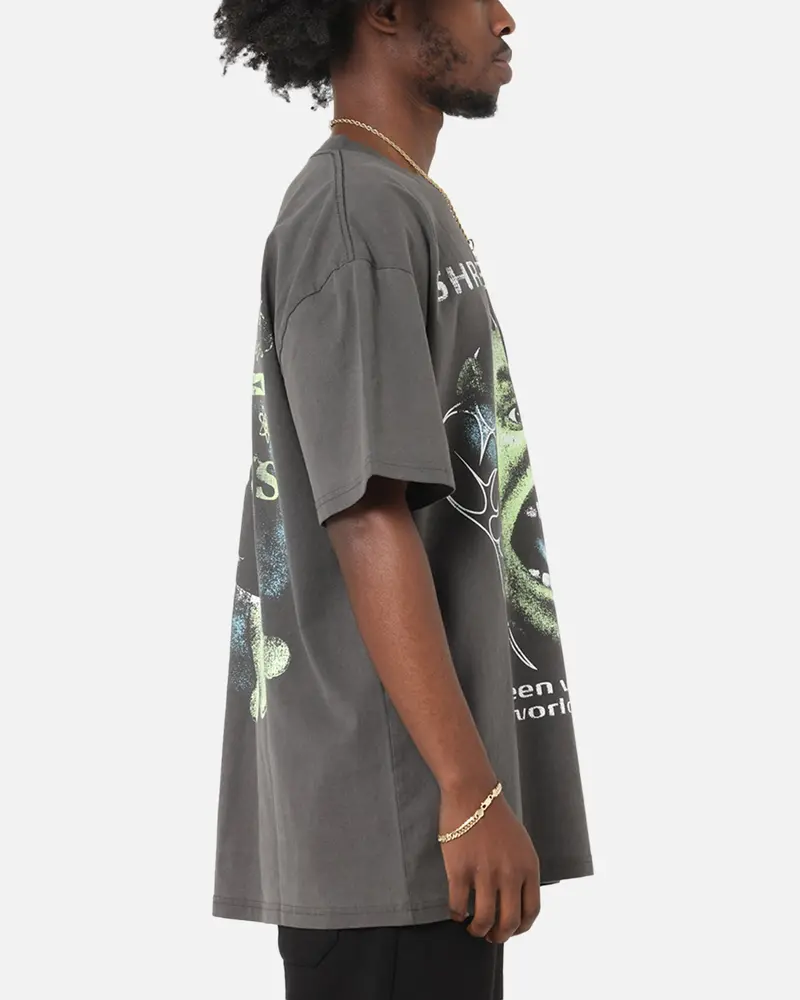 73Studio X Shrek Rave Heavy T-Shirt Black Wash 5
