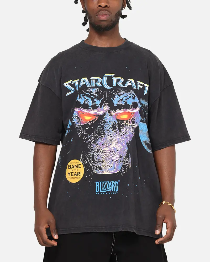 73Studio X Starcraft '98 Cover Heavy T-Shirt Black Wash 1