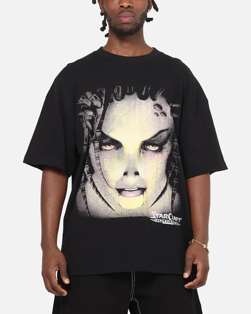 73Studio X Starcraft Infested Kerrigan T-Shirt Off Black 1