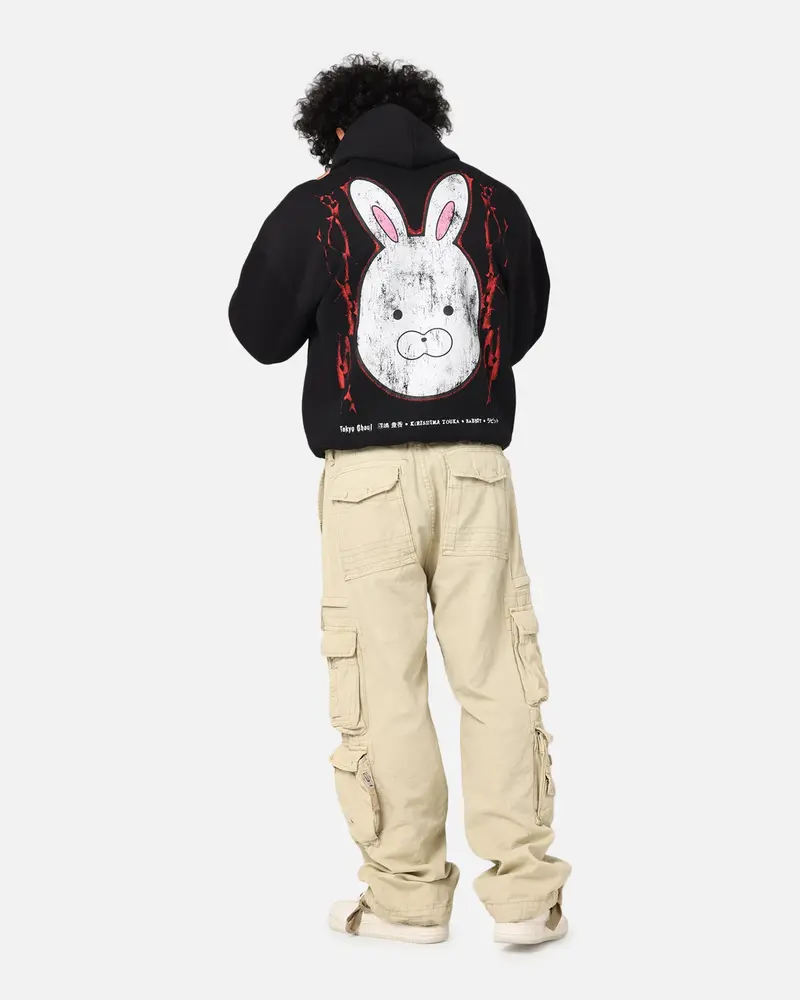 73Studio X Tokyo Ghoul Rabbit Premium Hoodie Black 4