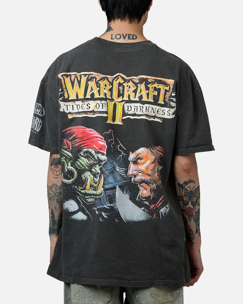 73Studio X Warcraft Ii: Tides Of Darkness T-Shirt Black Wash 1