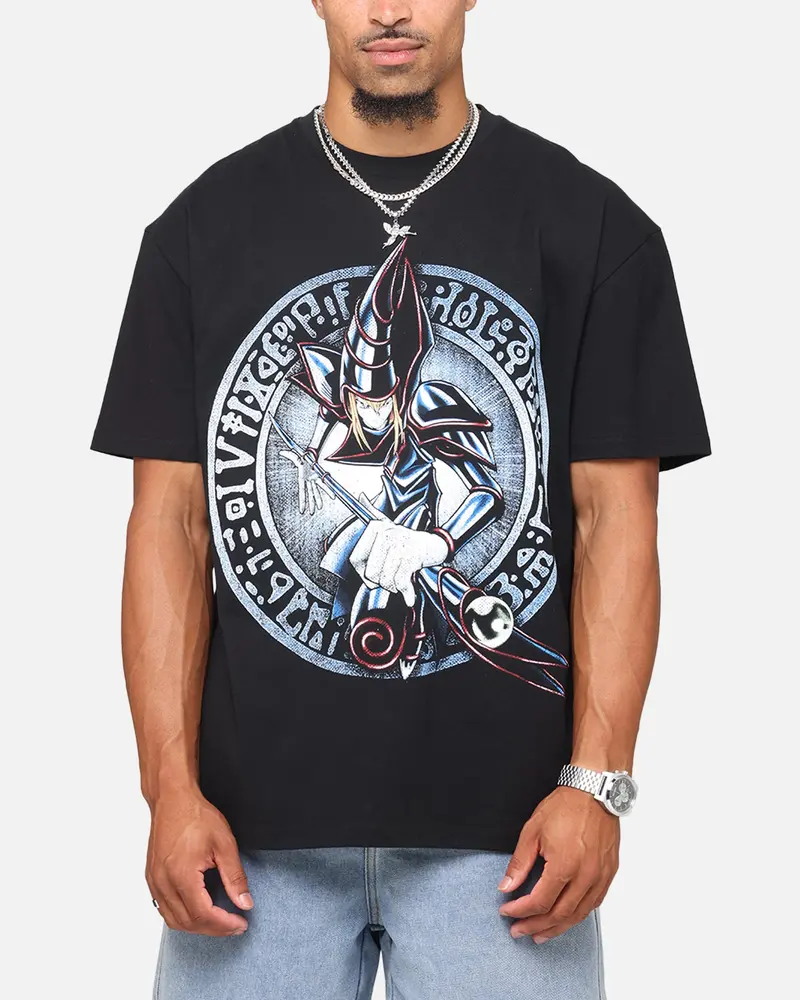 73Studio X Yu-Gi-Oh! Dark Magician Card Heavyweight T-Shirt Black 1