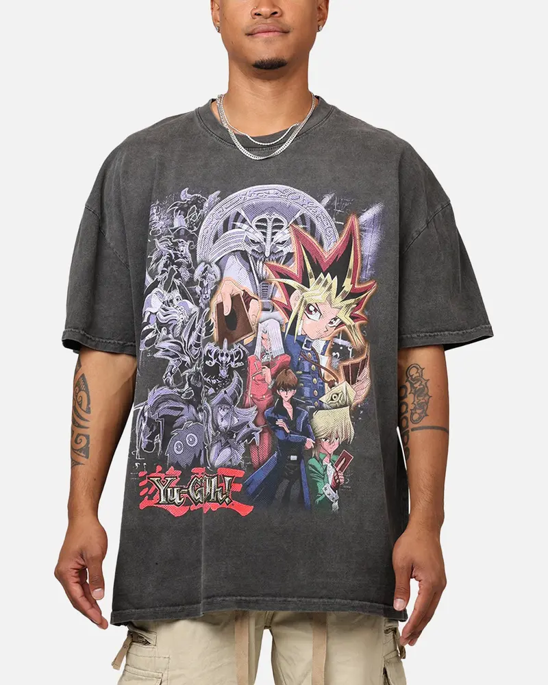 73Studio X Yu-Gi-Oh! Yami Yugi Heavyweight T-Shirt Black Wash 1