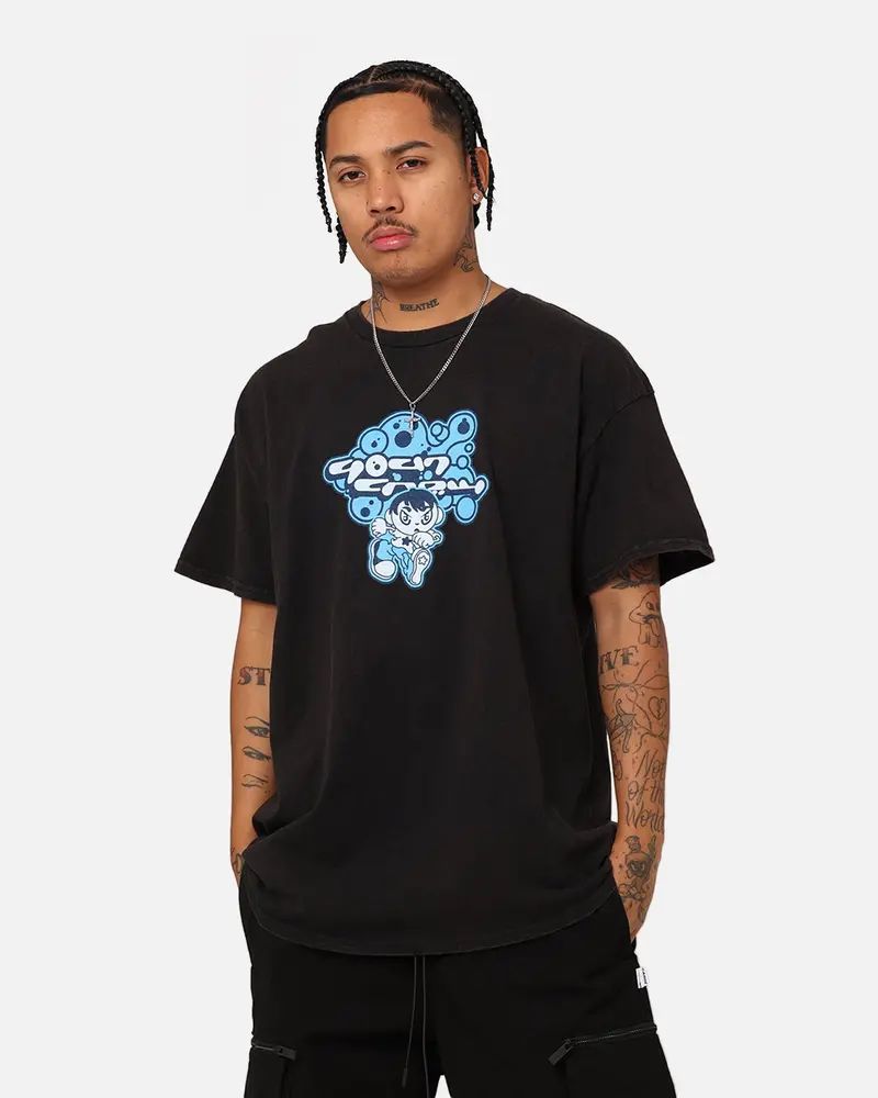 73Studio Y2k Boy T-Shirt Black Wash 1
