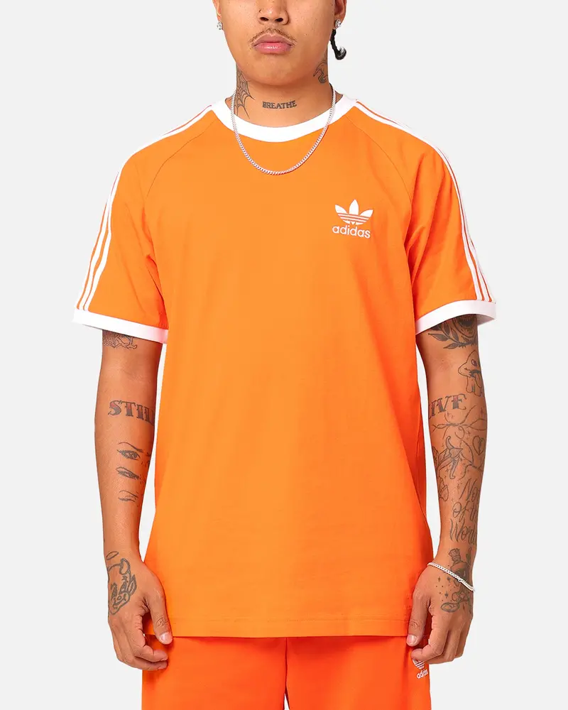 Adidas 3-Stripes T-Shirt Orange 1