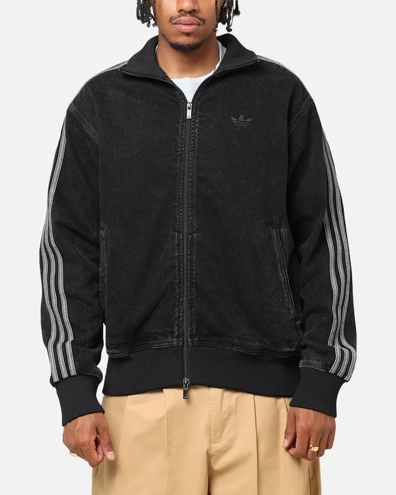 Adidas Adicolor Denim Firebird Track Jacket True Black 1