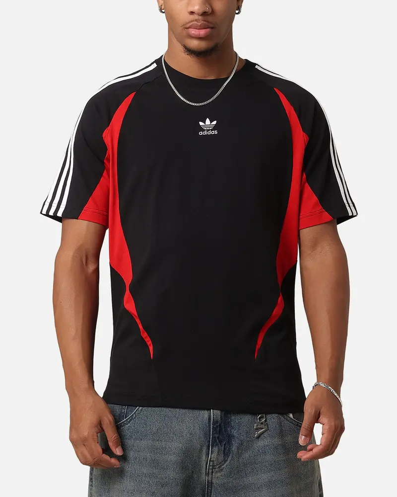 Adidas Archive T-Shirt Black/Better Scarlet 1