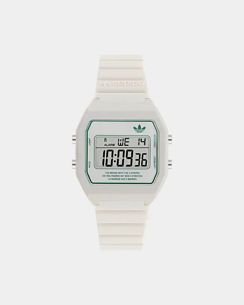 Adidas Digital Two Watch Silver/Green 1