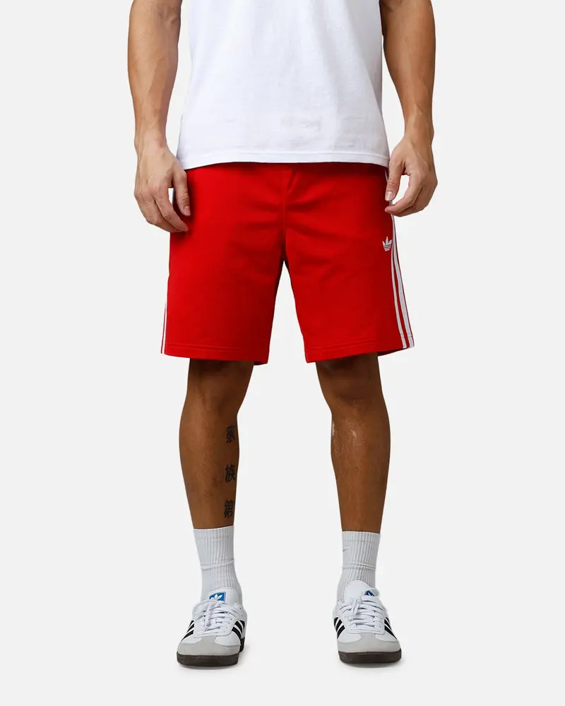 Adidas Firebird Shorts Red/White 1