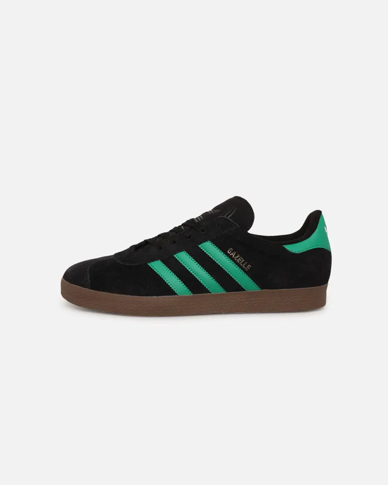 Adidas Gazelle Black/Green 1