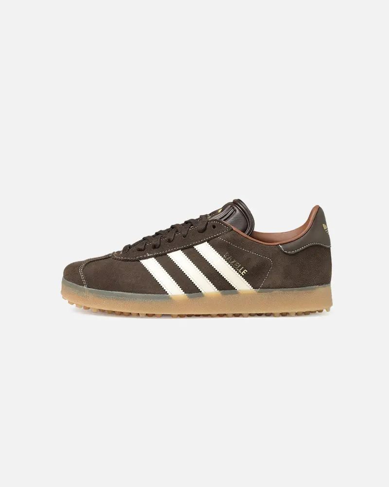 Adidas Gazelle Spikeless Golf Dark Brown 1
