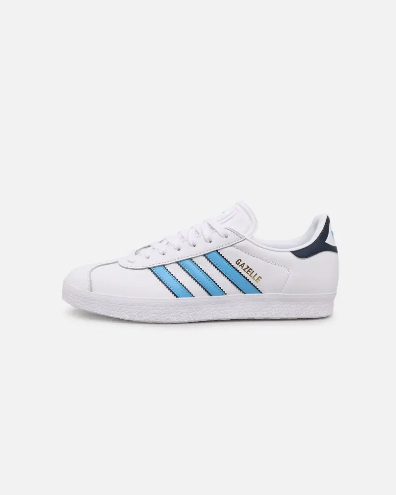 Adidas Gazelle White/Blue 1
