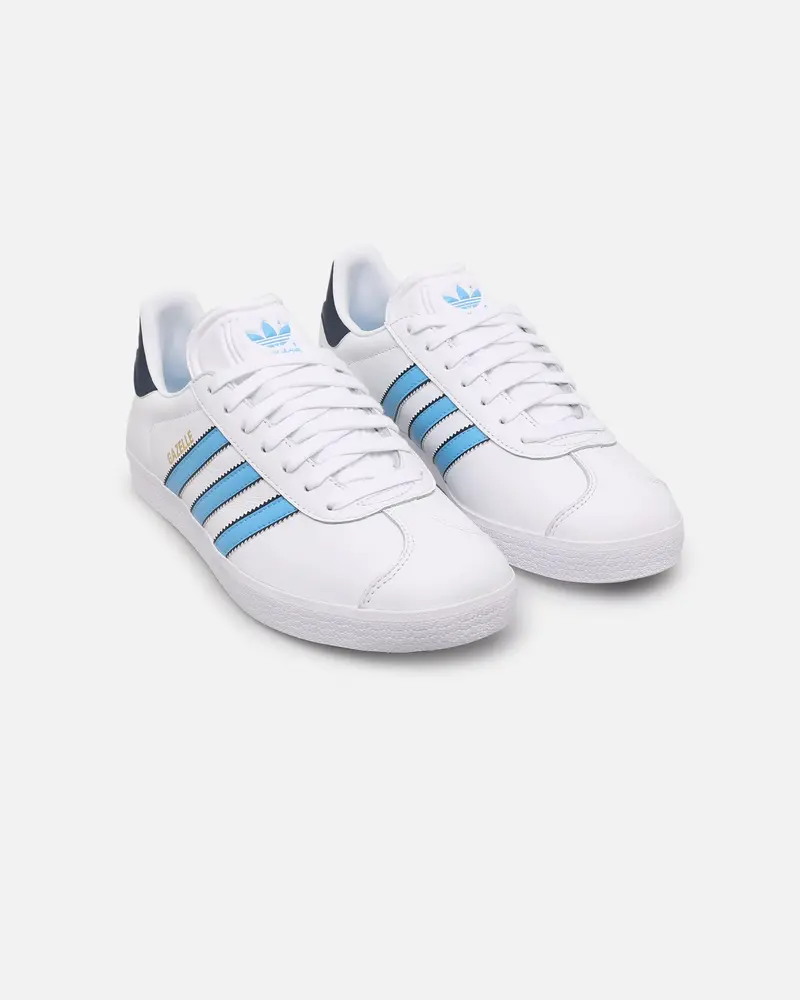 Adidas Gazelle White/Blue 2