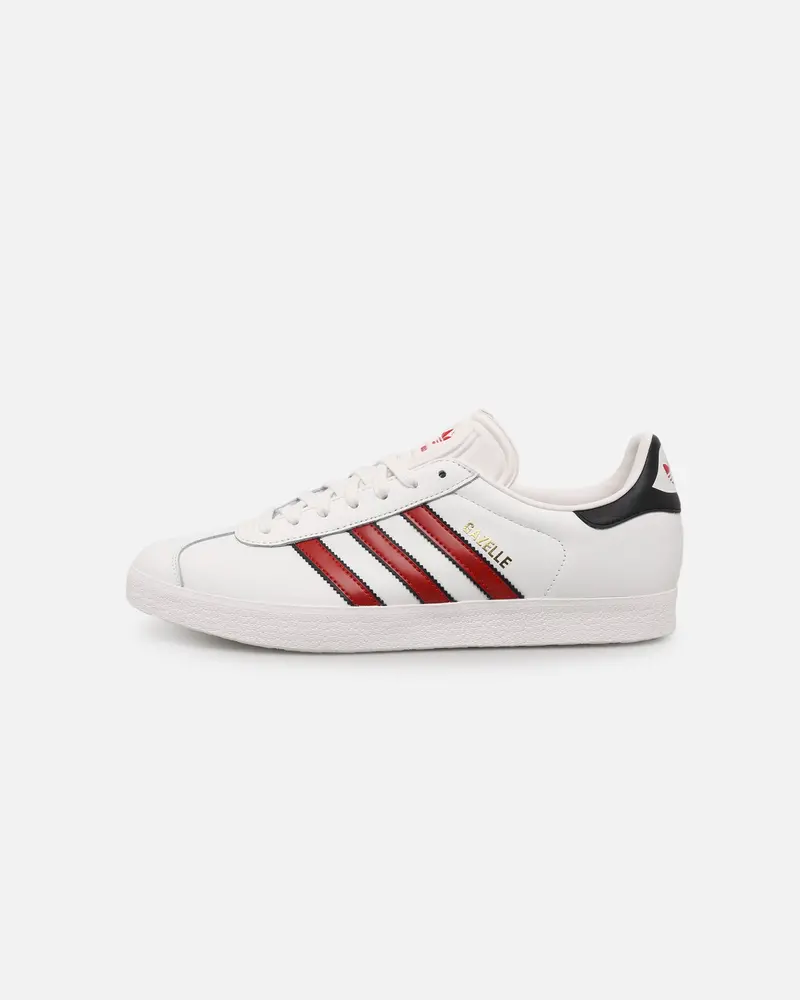 Adidas Gazelle White/Scarlet 1