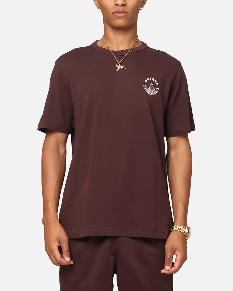 Adidas Graphic T-Shirt Brown 1
