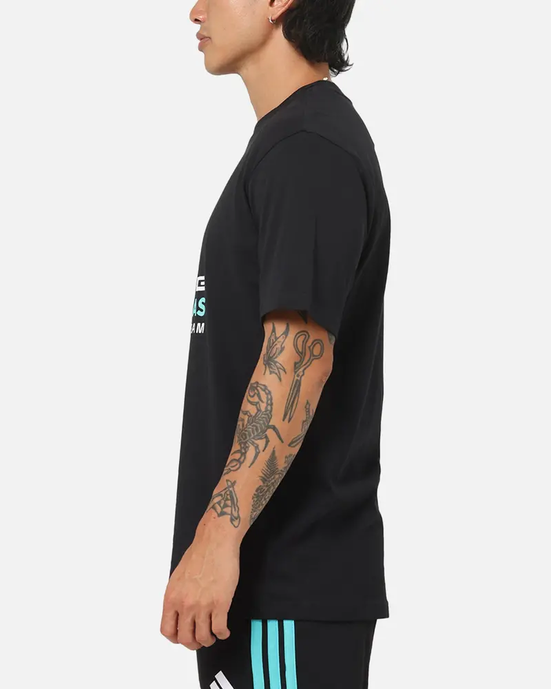 Adidas Mercedes-Amg Petronas Formula 1 Team Dna Graphic T-Shirt Black 5