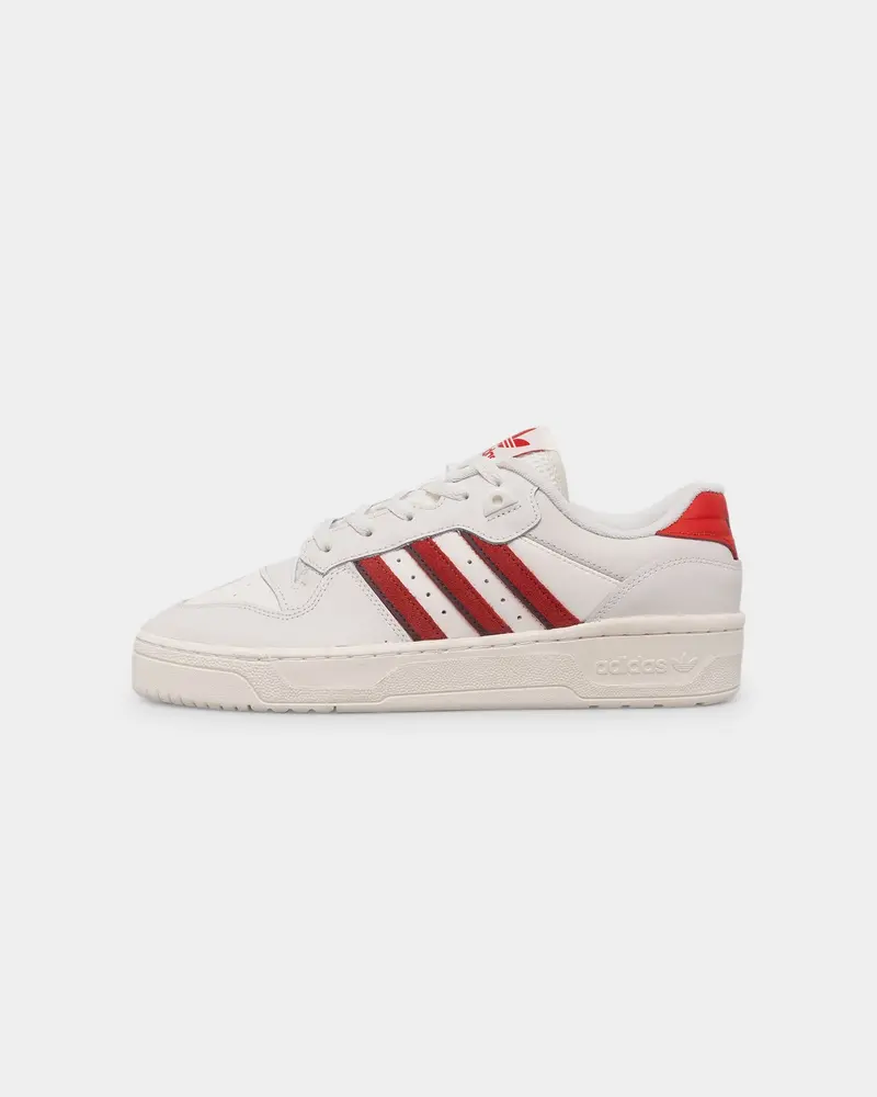 Adidas Rivalry Low Cloud White/Red 1