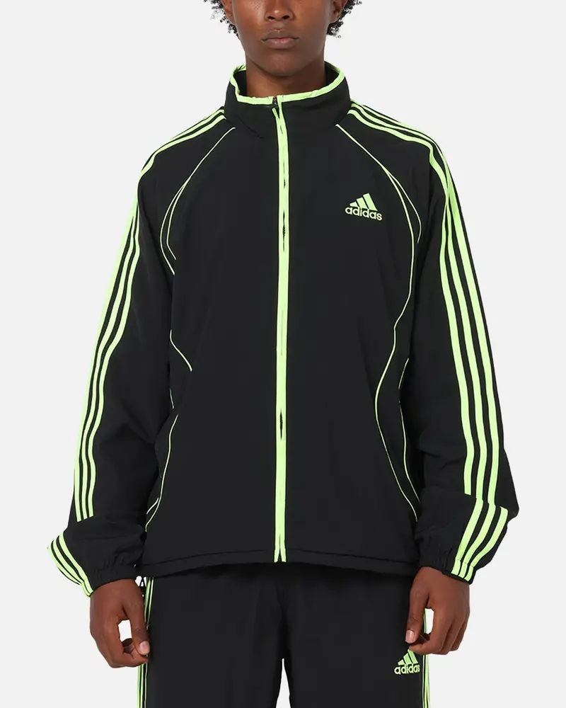 Adidas Teamgeist Adicolor Track Jacket Black/Green 1