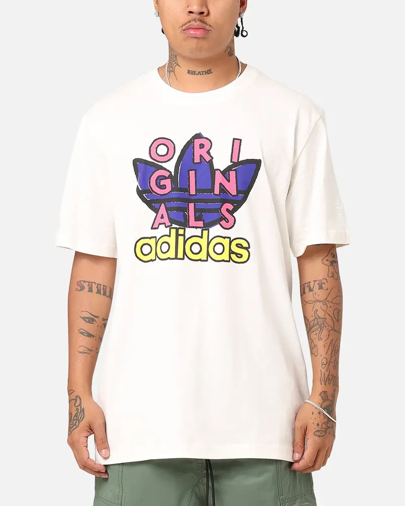 Adidas Training Supply T-Shirt Off White 1