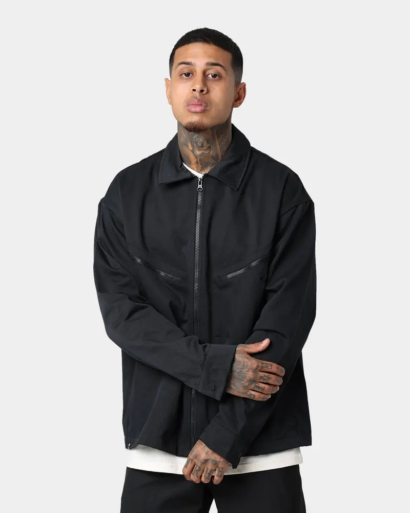 Adidas Trefoil Twill Blouson Jacket Black 1