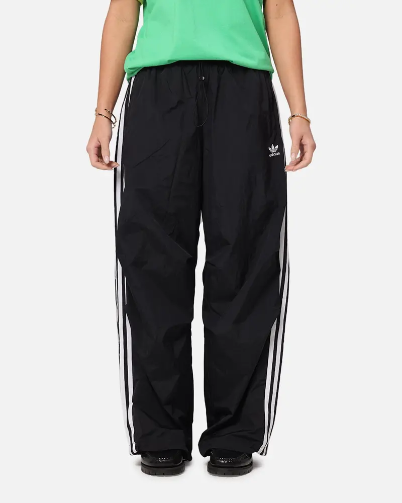 Adidas Women's 3-Stripes Parachute Pants Black 1