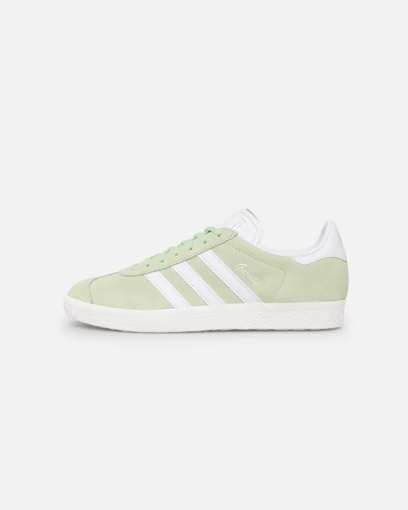 Adidas Women's Gazelle Green/White 1