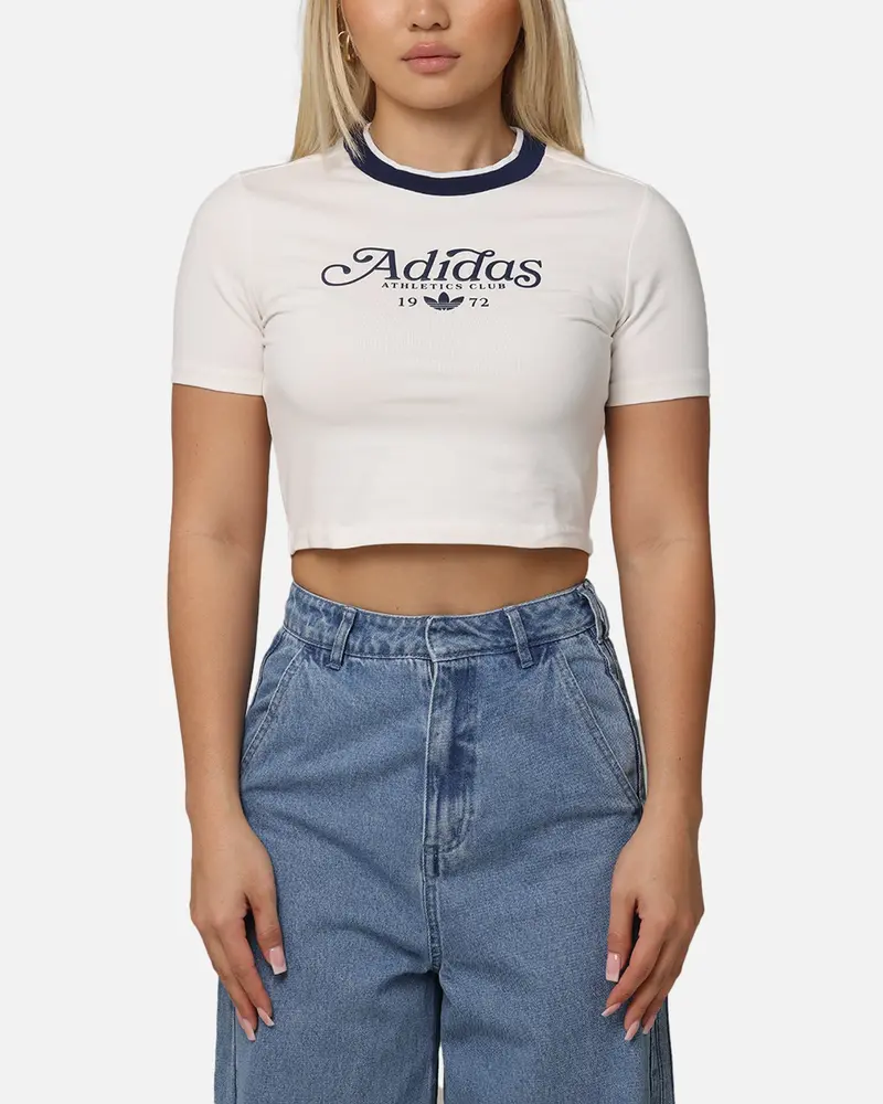 Adidas Women's Graphic Baby T-Shirt Cloud White 1