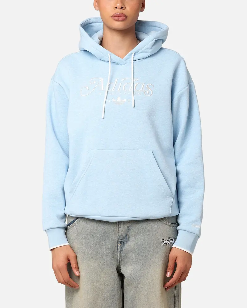 Adidas Women's Graphic Hoodie Clear Sky Mel 1