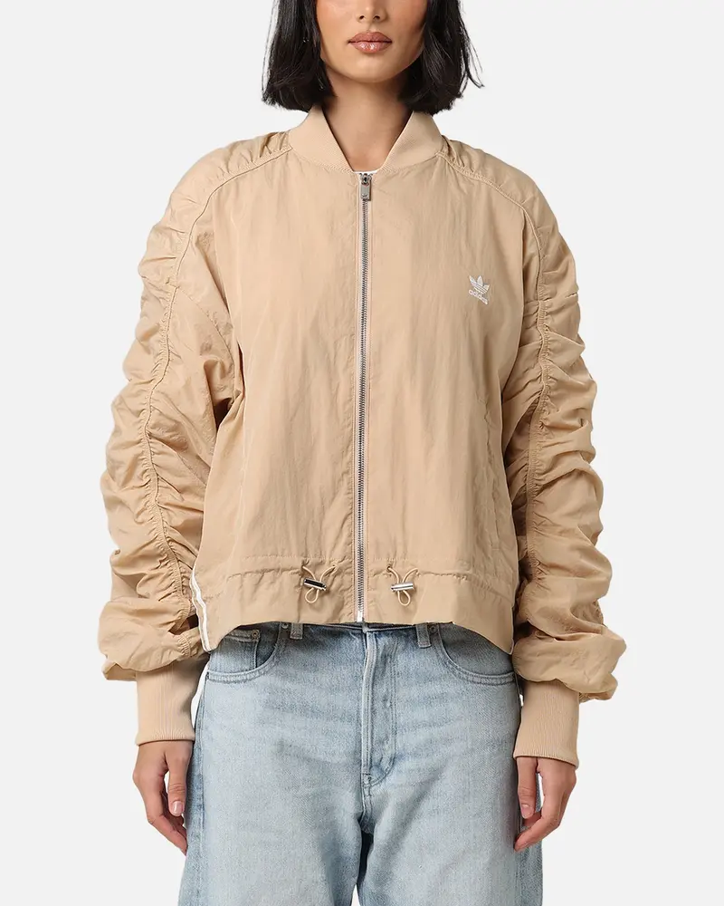 Adidas Women's Light Weight Bomber Jacket Magic Beige 1