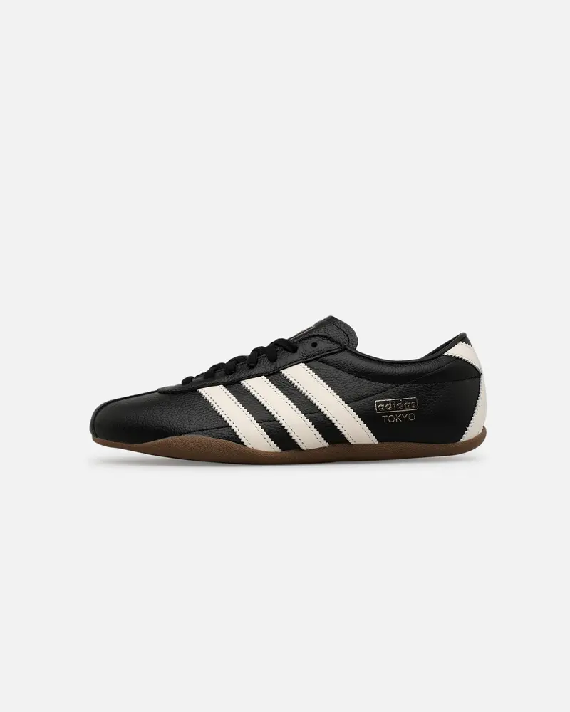 Adidas Women's Tokyo Leather Black/Gum 1