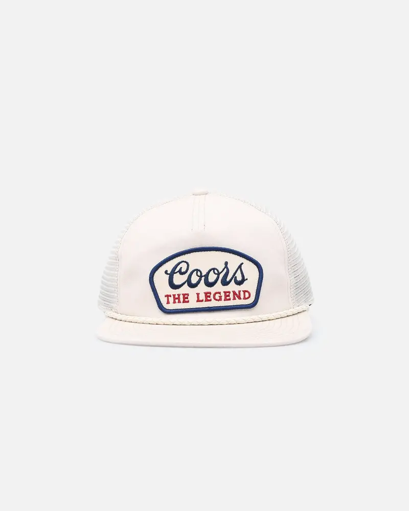 American Needle Wyatt Trucker Snapback Ivory 1