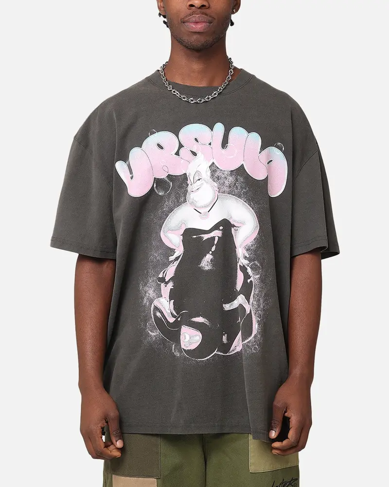 American Thrift Disney The Little Mermaid Ursula Heavy T-Shirt Black Wash 1