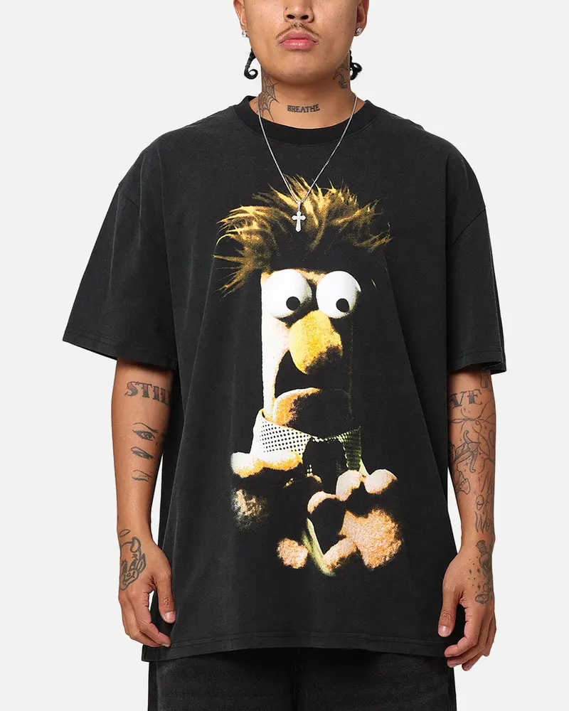 American Thrift Disney The Muppets Beaker Heavy T-Shirt Vintage Black 1