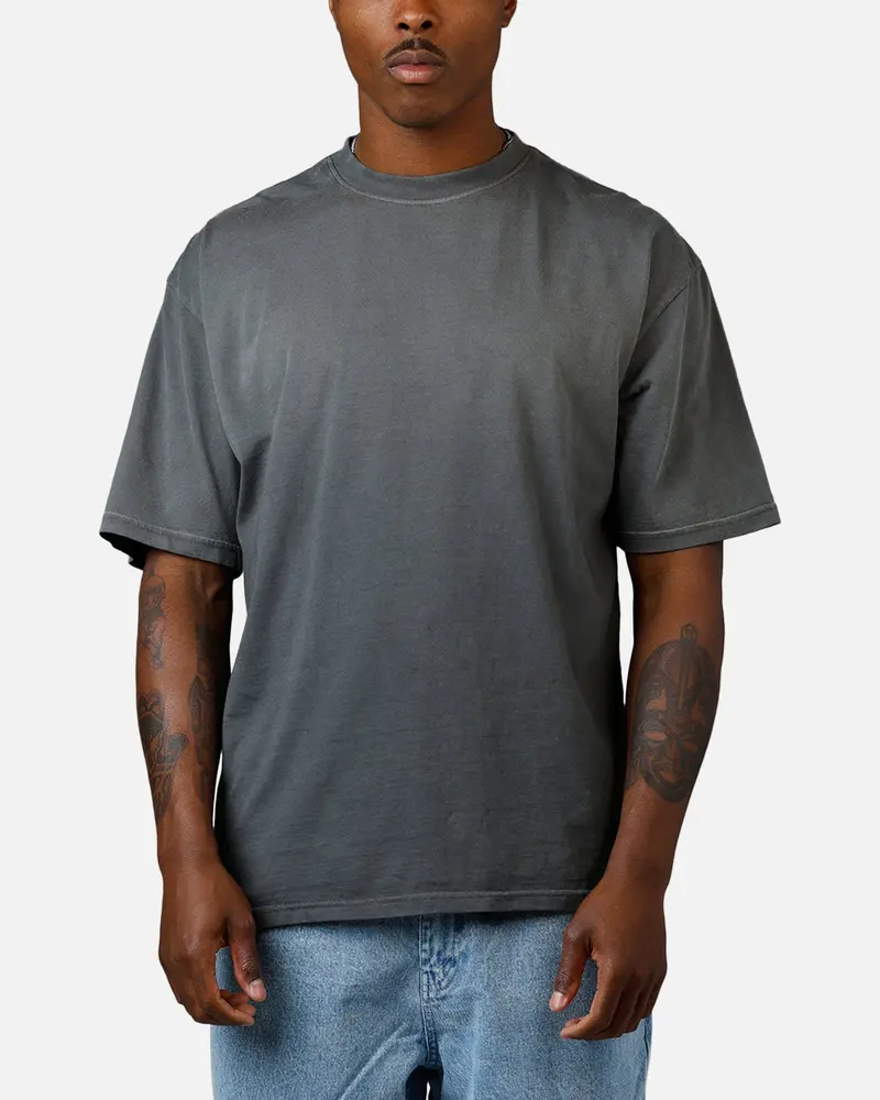 American Thrift Short Sleeve T-Shirt Washed Charcoal 1