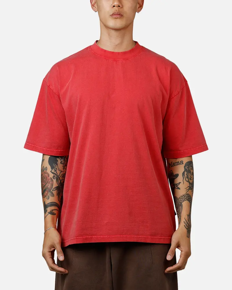 American Thrift Short Sleeve T-Shirt Washed Red 1
