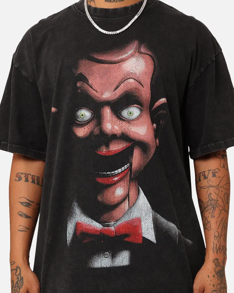 American Thrift X Goosebumps Living Dummy Vintage T-Shirt Black Wash 4