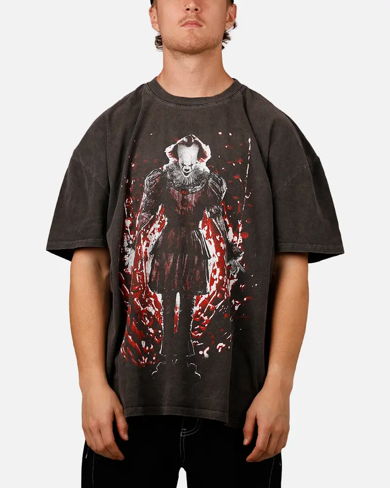 American Thrift X It 'Horror Classics' The Dead Lights Heavy T-Shirt Black Wash 1