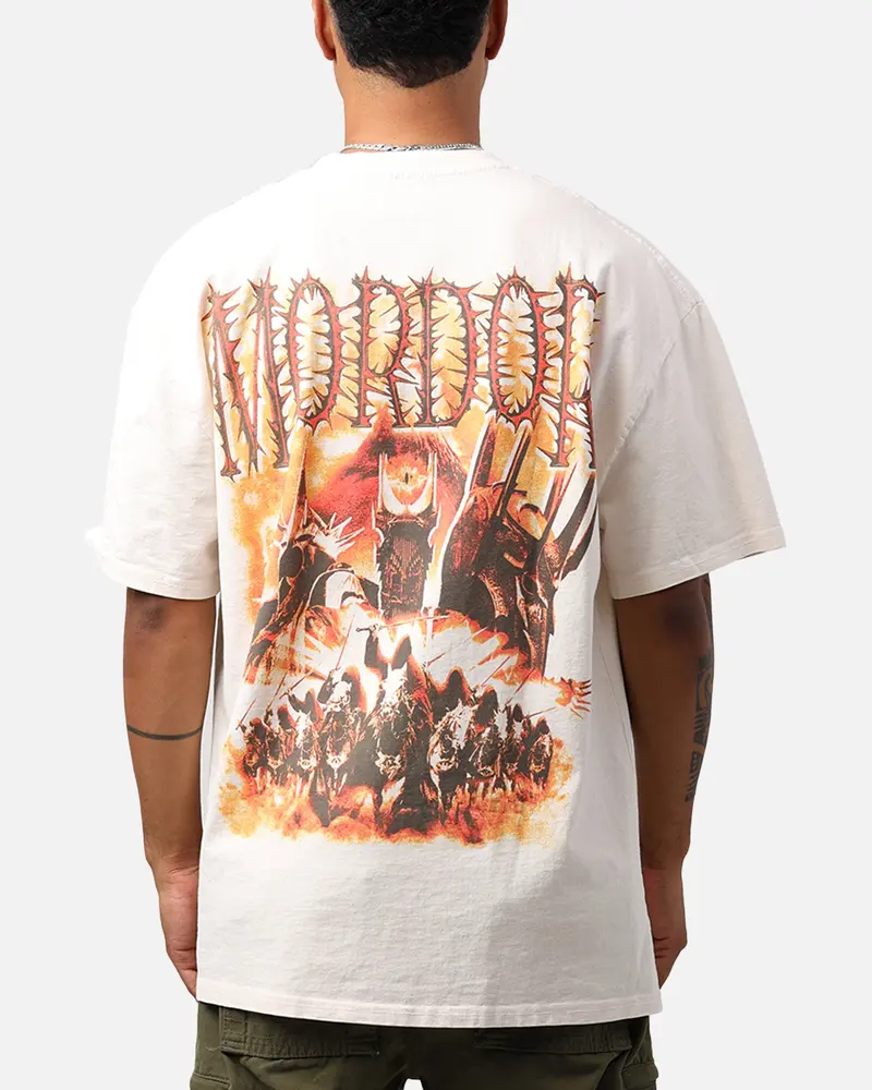 American Thrift X Lord Of The Rings Mordor Heavyweight T-Shirt Off White 1