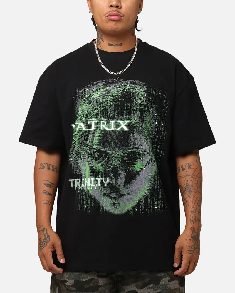 American Thrift X The Matrix Trinity Heavy T-Shirt Black 1
