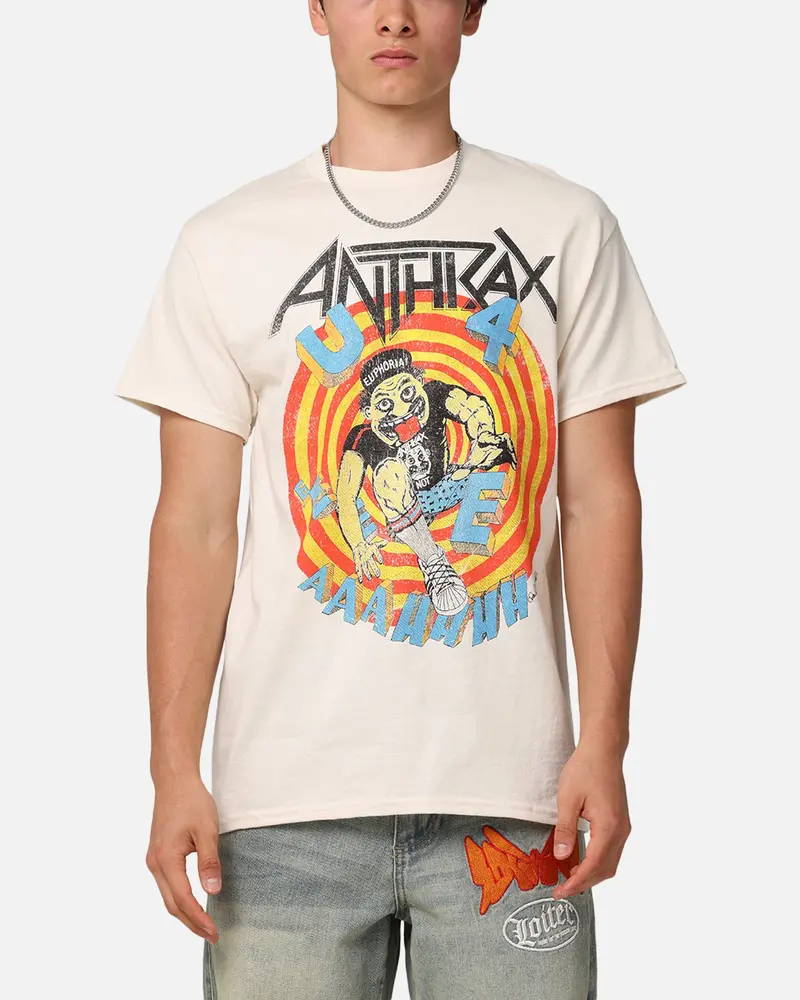 Anthrax U3eeeaahh T-Shirt Natural 1